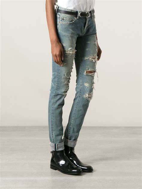 saint laurent skinny jeans.